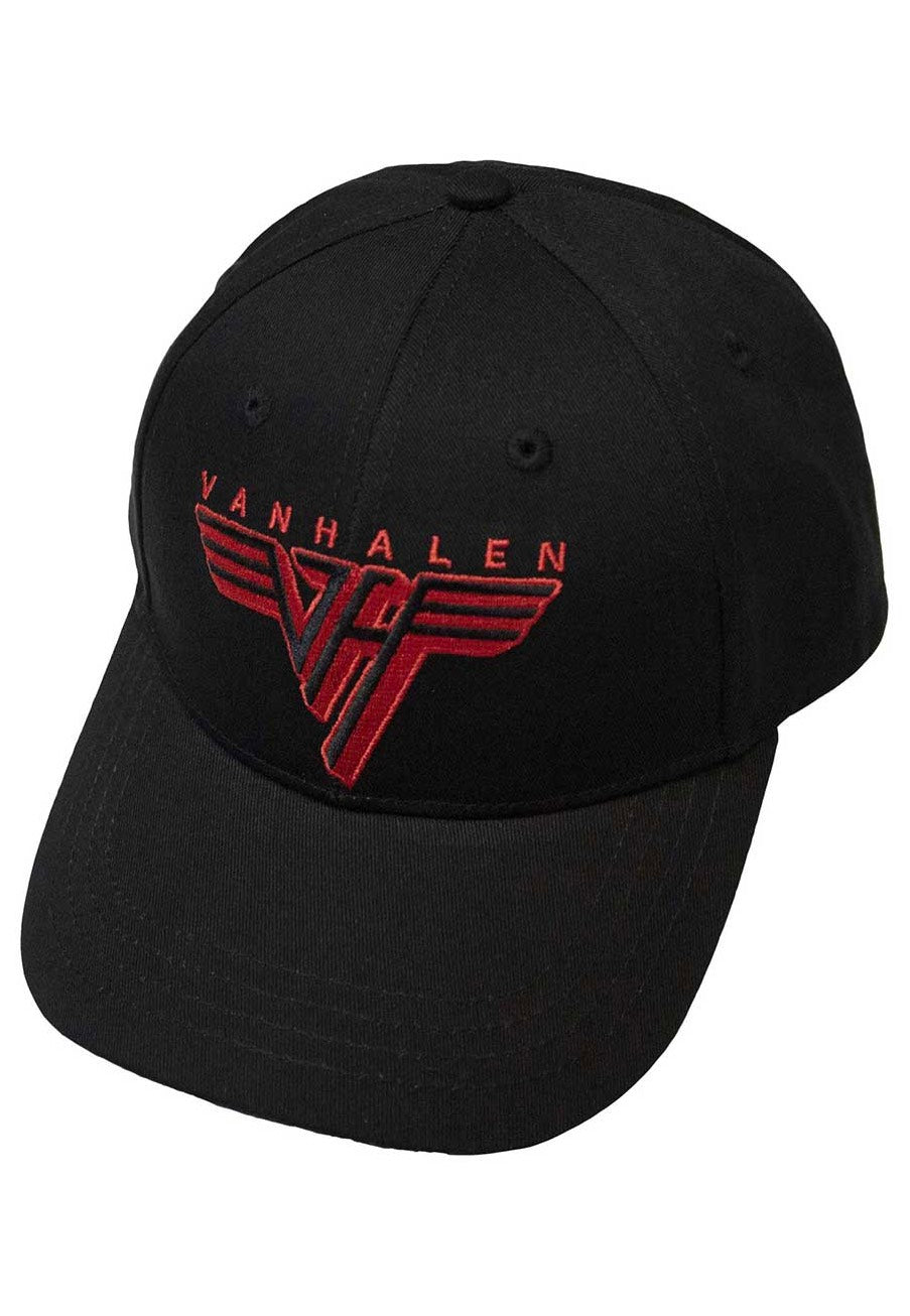 van-halen-classic-red-logo-casquette-noire-taille-unique-coton image 3