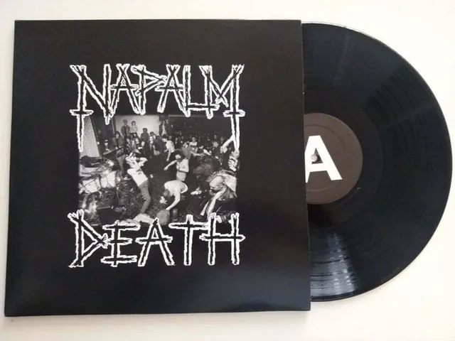 napalm-death-live-in-london-1987-vinyle-lp-bootleg-live image 1