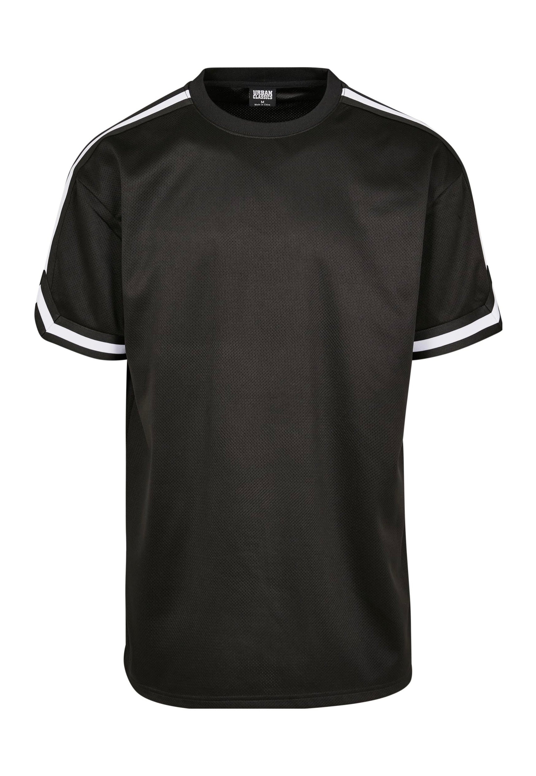 urban-classics-oversized-stripes-mesh-t-shirt-noir image 4
