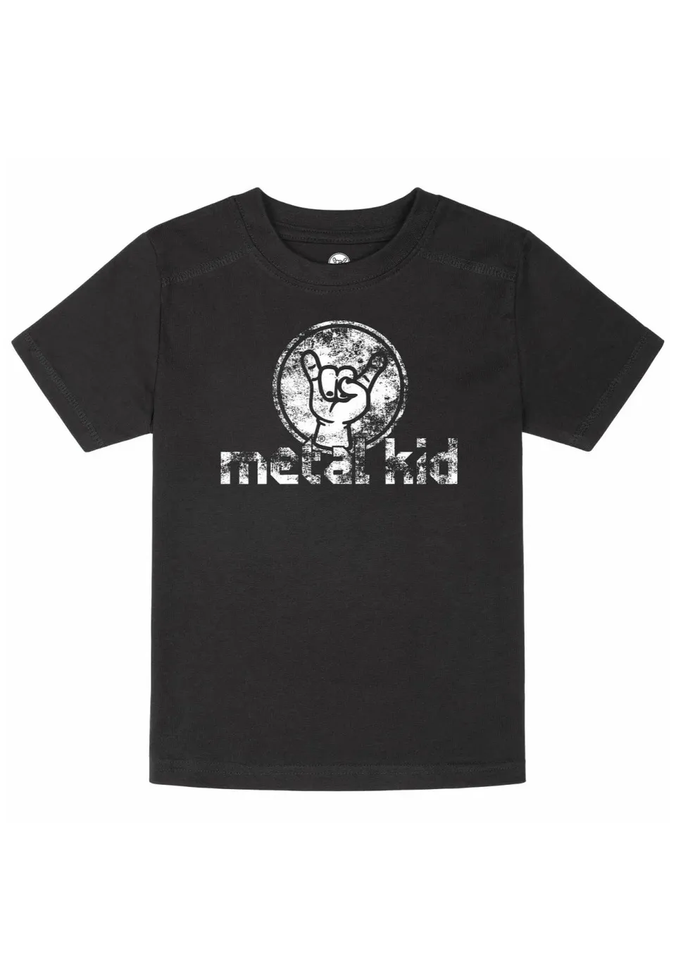 metal-kids-vintage-kids-t-shirt-enfant-noir-116 image 1
