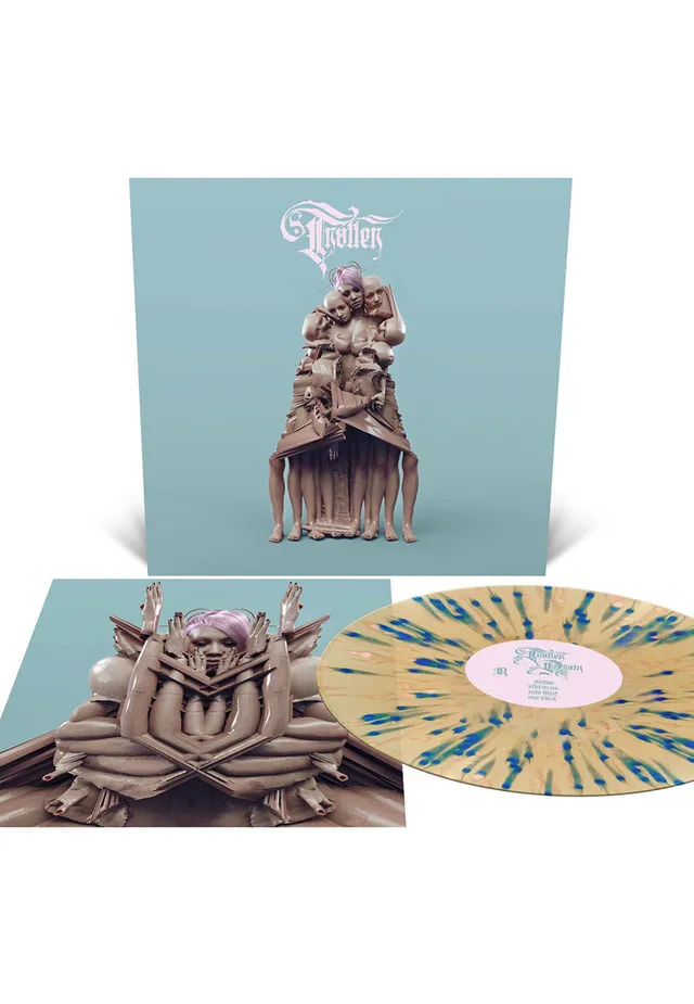 troller-drain-vinyle-couleur-or-translucide-splatter image 1