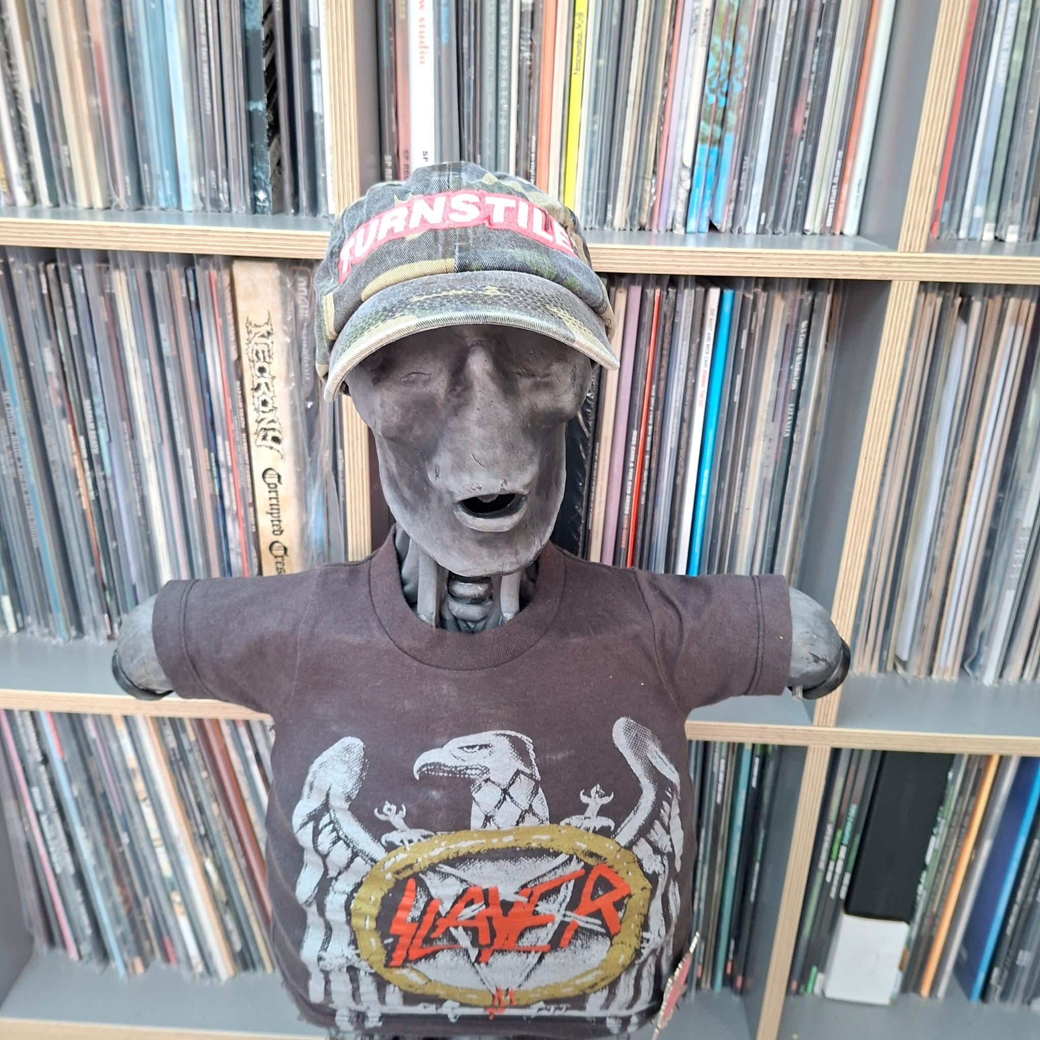 turnstile-logo-casquette-dad-cap-camo-vert-fluo image 2
