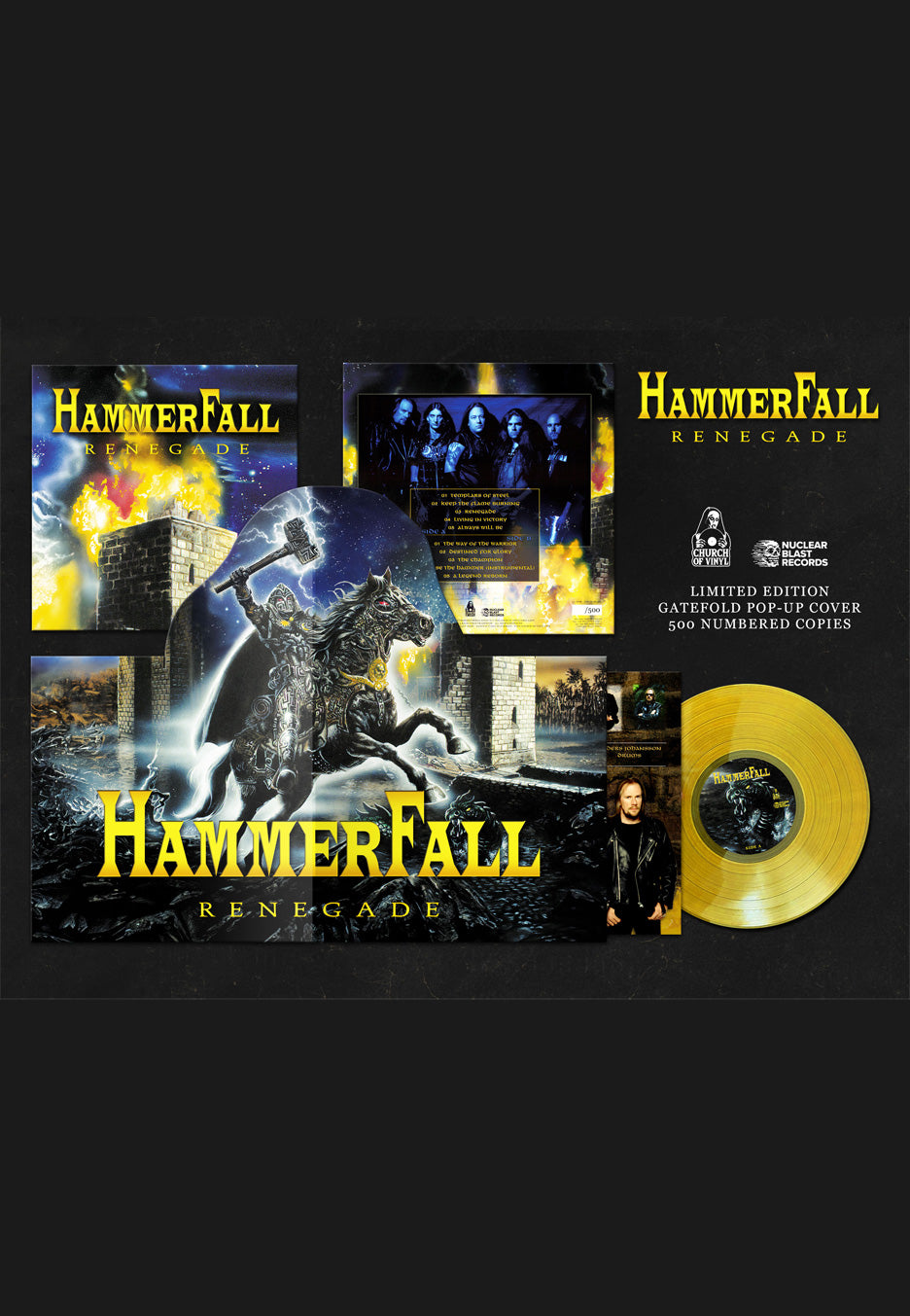 hammerfall-renegade-vinyle-jaune-popup-power-metal-limit image 1