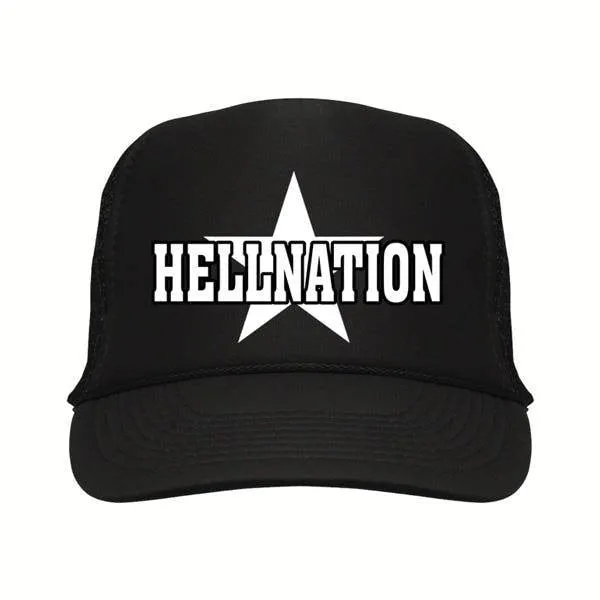 hellnation-logo-trucker-cap-casquette-filet-noire image 1