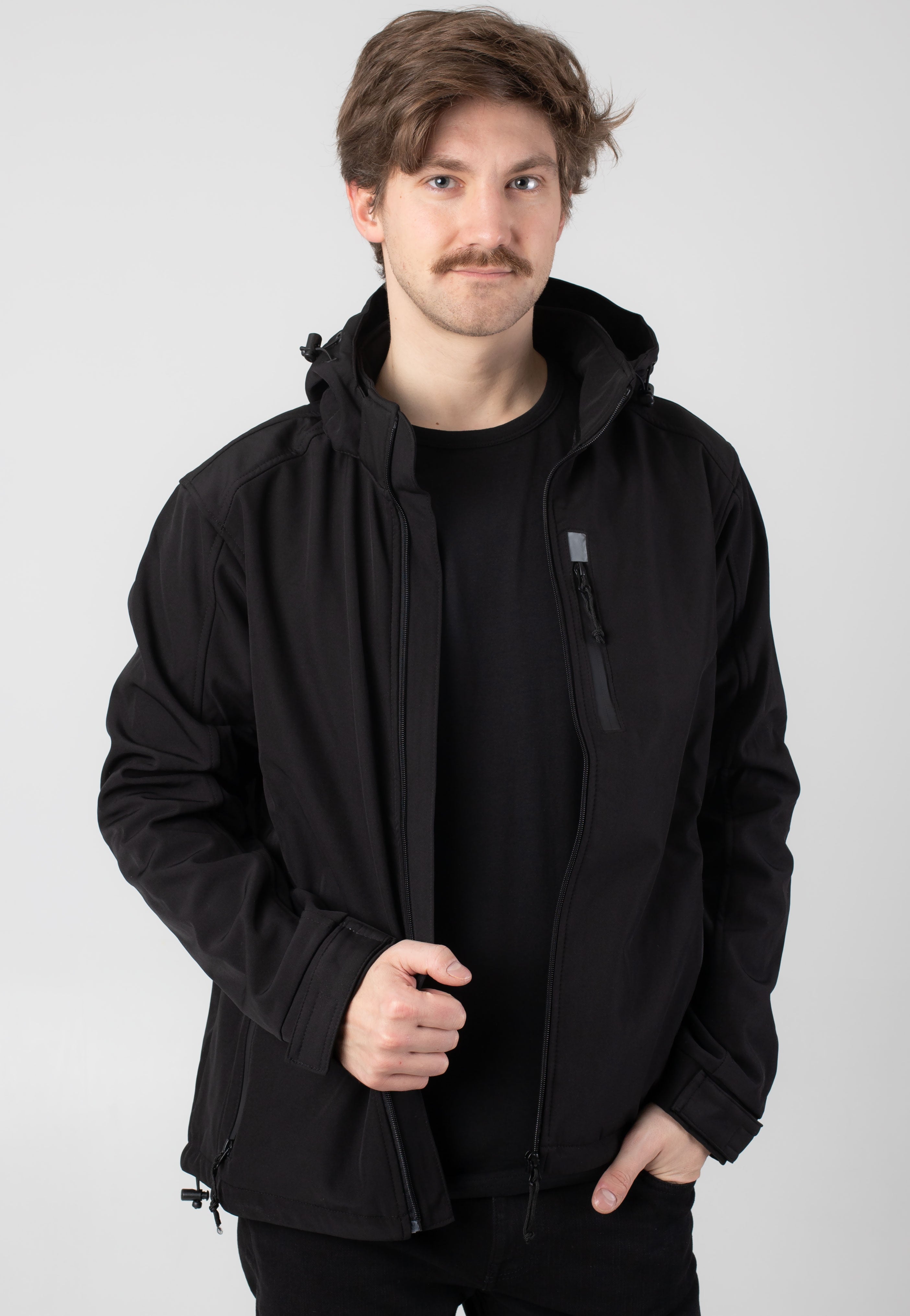 brandit-softshell-hurricane-veste-noire image 3