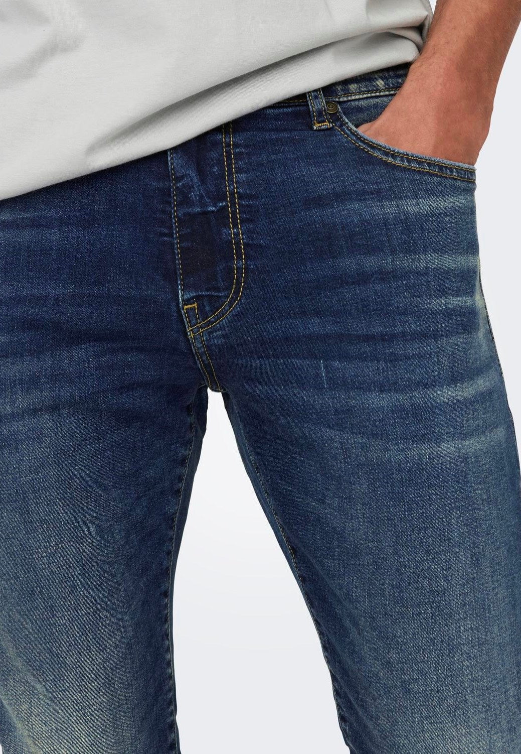 only-sons-loom-slim-jean-homme-bleu-denim-medium-blue image 4