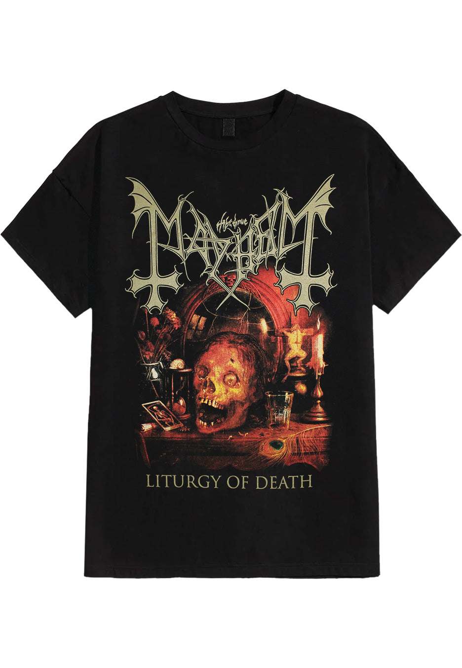 mayhem-liturgy-of-death-t-shirt-noir-homme image 1