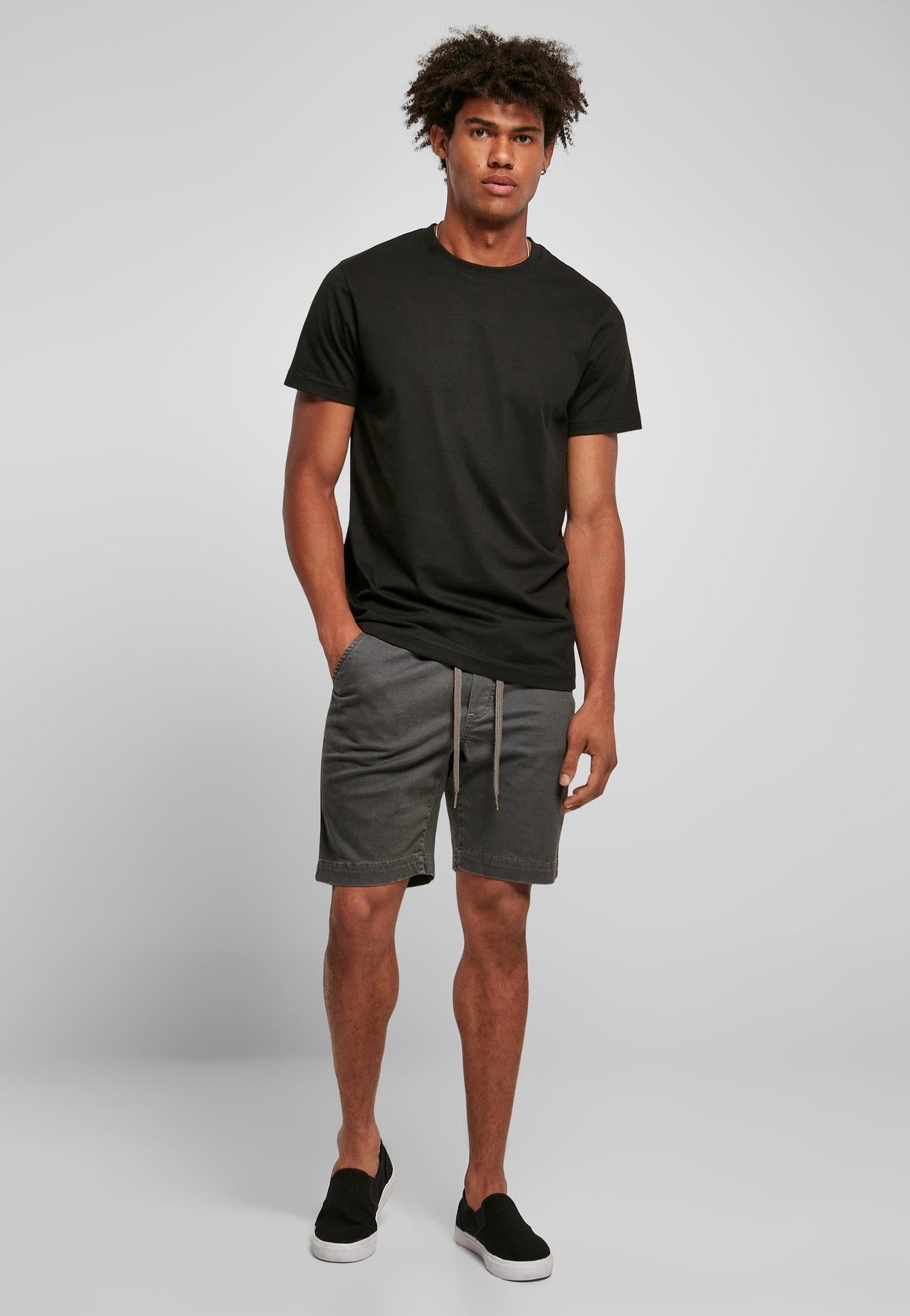 urban-classics-recycled-basic-t-shirt-noir-homme-recycl image 2