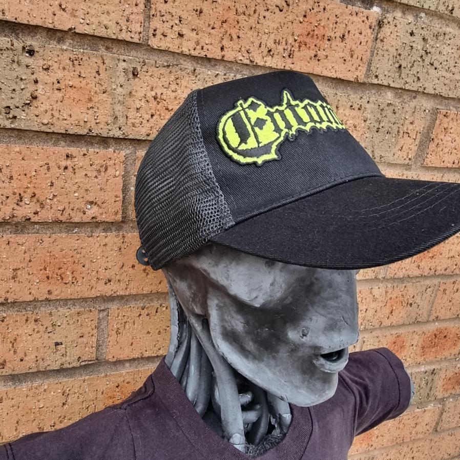 783punx-entombed-casquette-trucker-logo-jaune-phosphorescent image 3