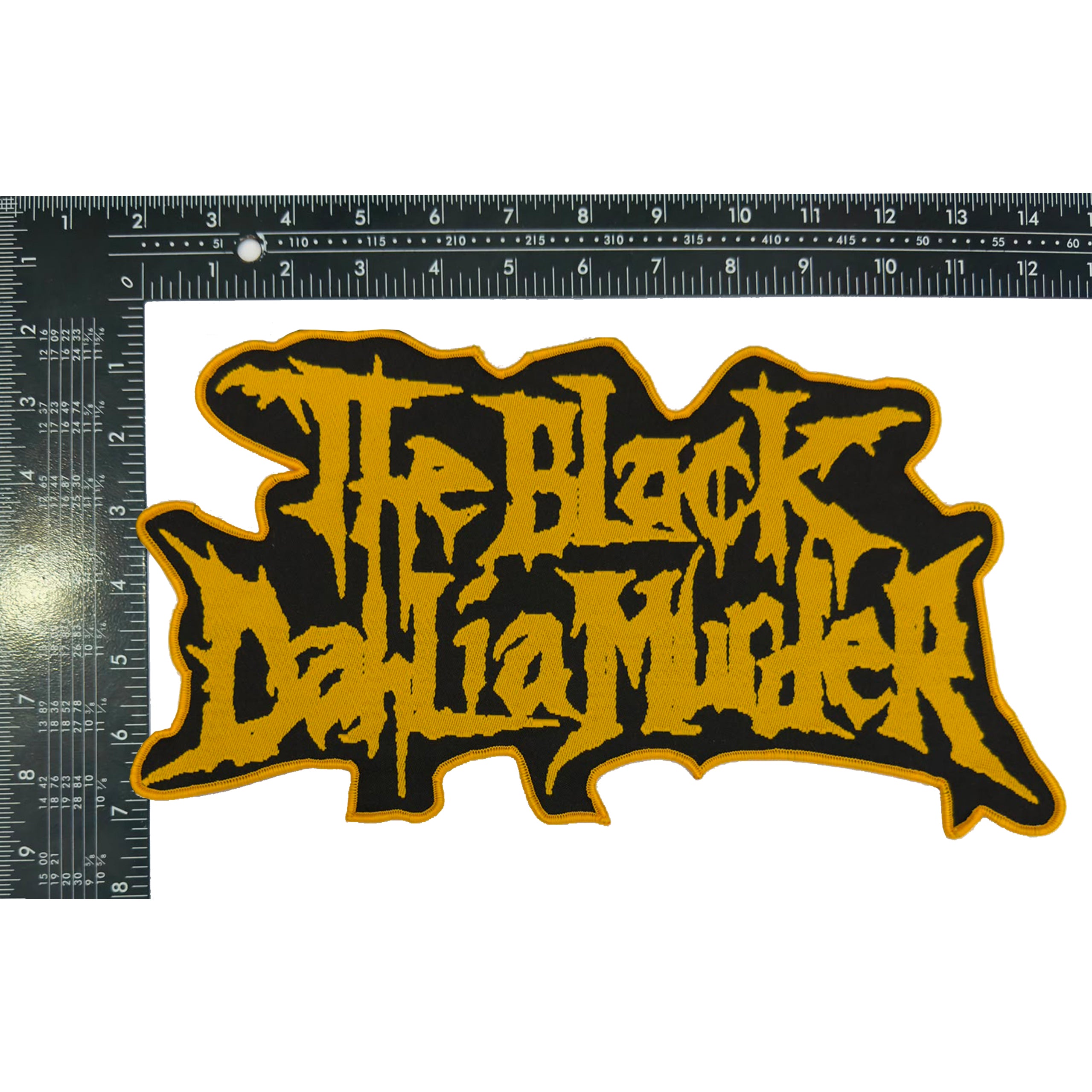 the-black-dahlia-murder-logo-patch-surdimensionn-bordure-noire image 5