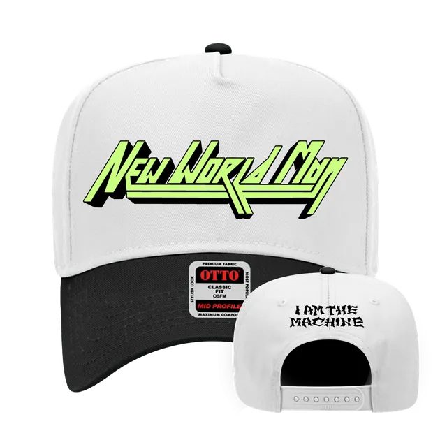 new-world-man-logo-casquette-snapback-noire image 1
