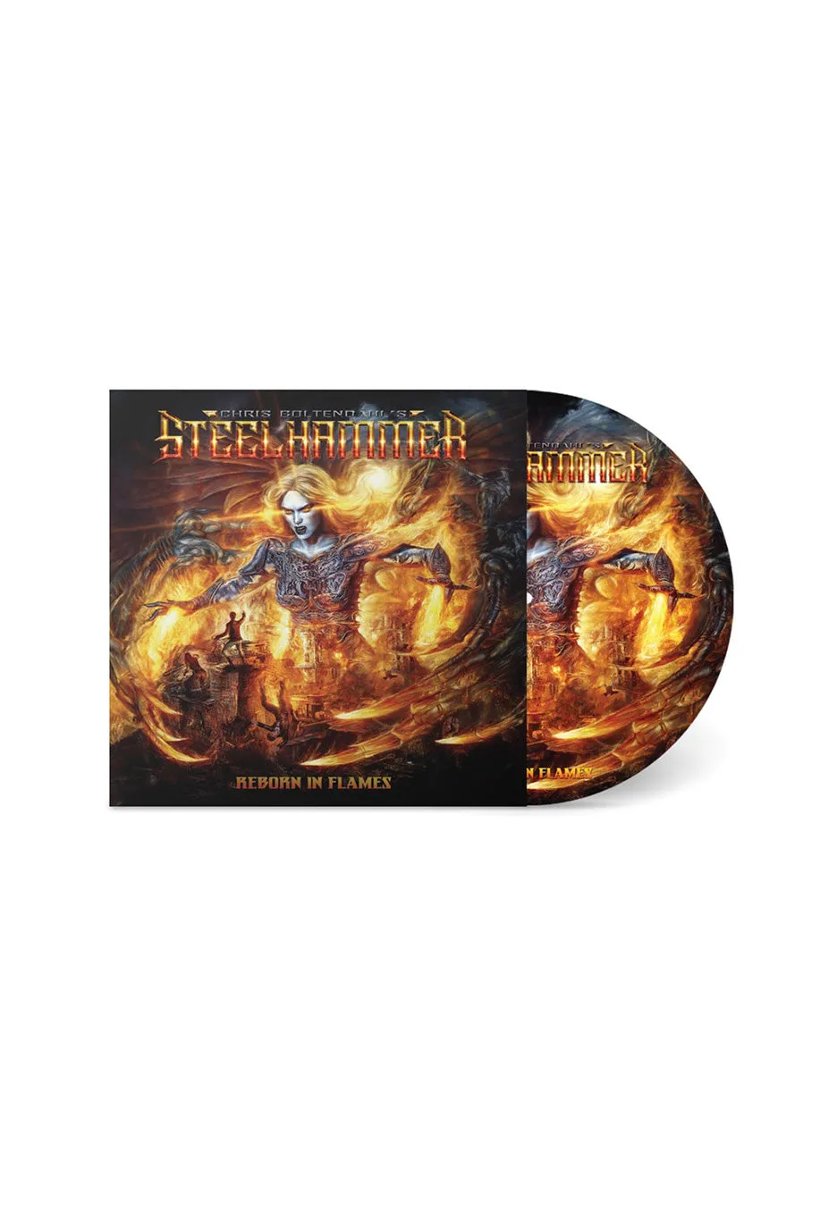 afm-steelhammer-reborn-in-flames-vinyle-picture-couleur image 1