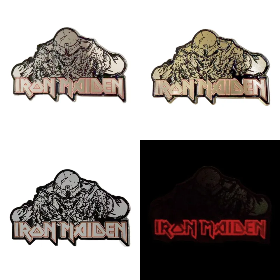 iron-maiden-eddie-the-head-pin-s-mail-rouge-phosphorescent image 1