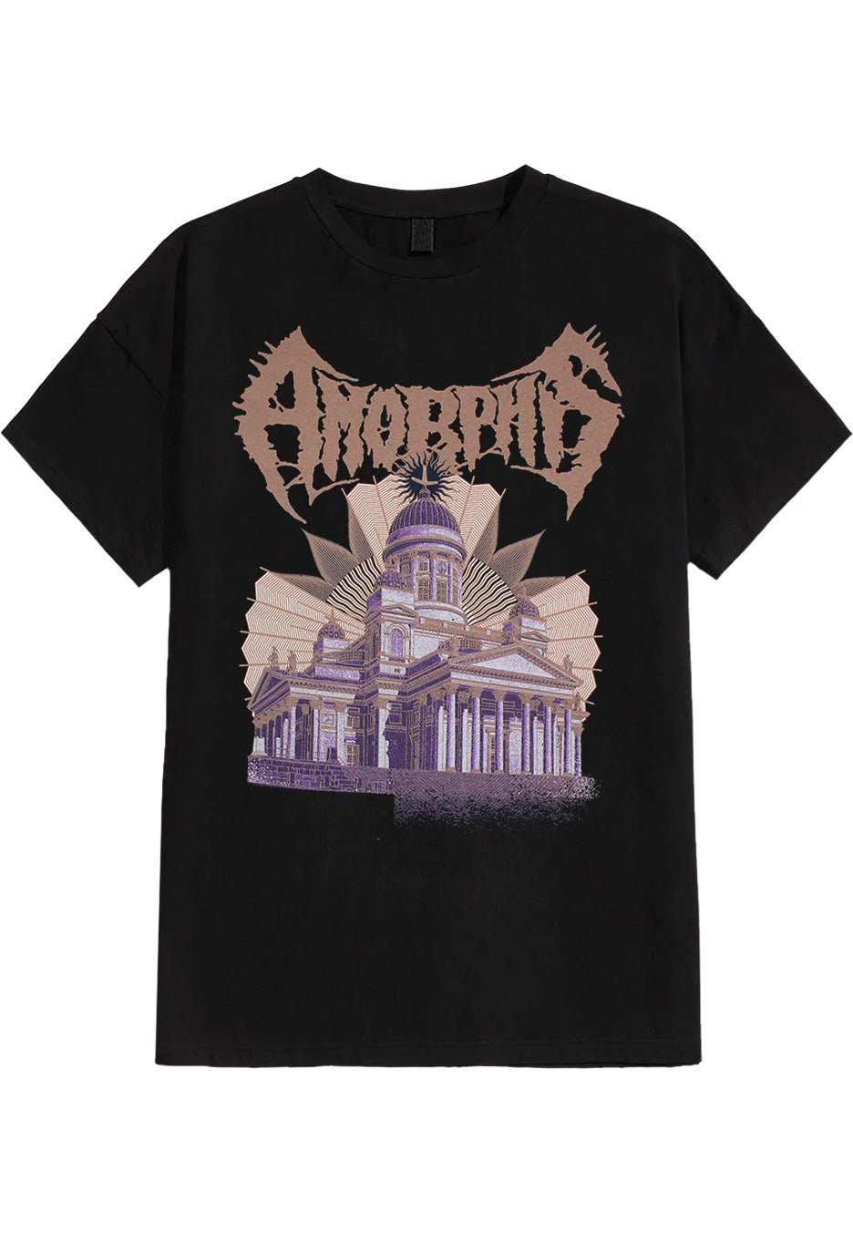 amorphis-cathedral-t-shirt-noir-m-metal-m-lodique image 1