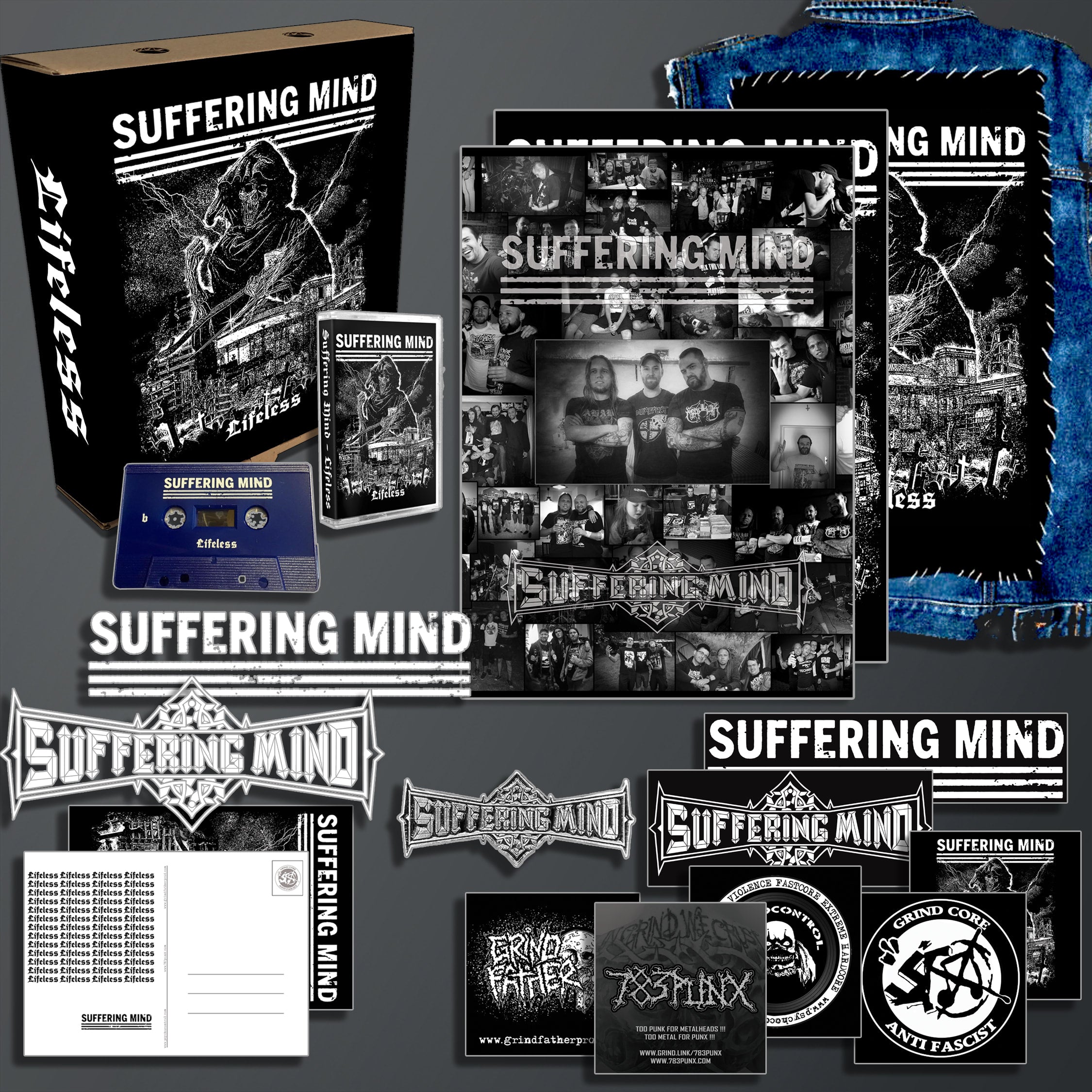 suffering-mind-lifeless-coffret-cassette-grindcore image 1