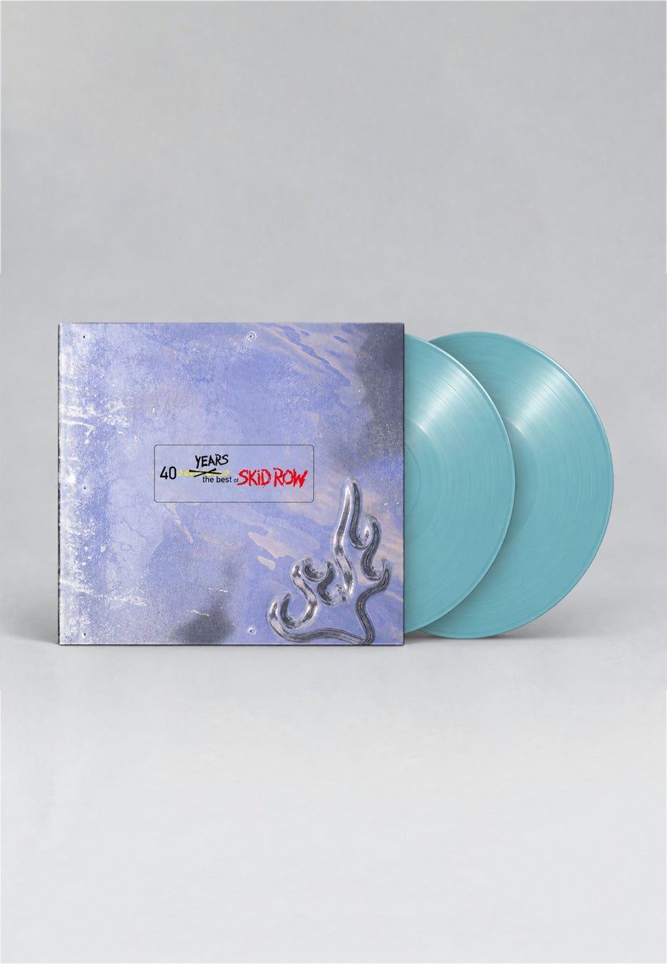 skid-row-40-years-best-of-2-vinyle-bleu-translucent image 1