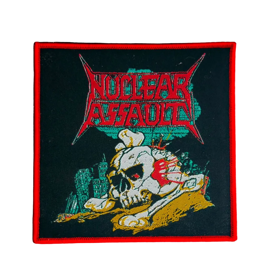 nuclear-assault-handle-with-care-patch-tiss-bordure-noire-1991 image 6