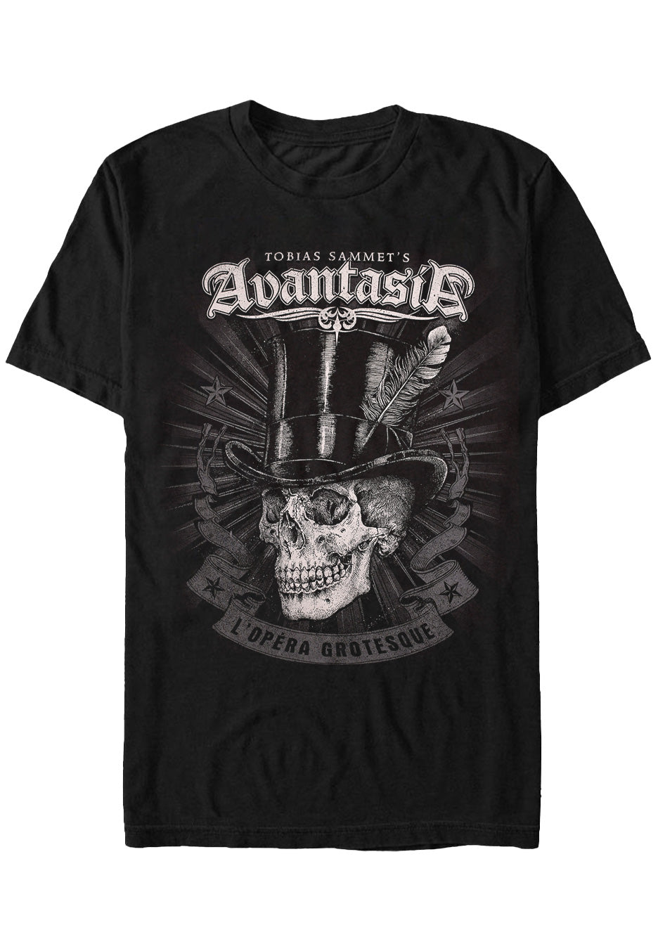 avantasia-opera-grotesque-t-shirt-noir-power-metal image 1