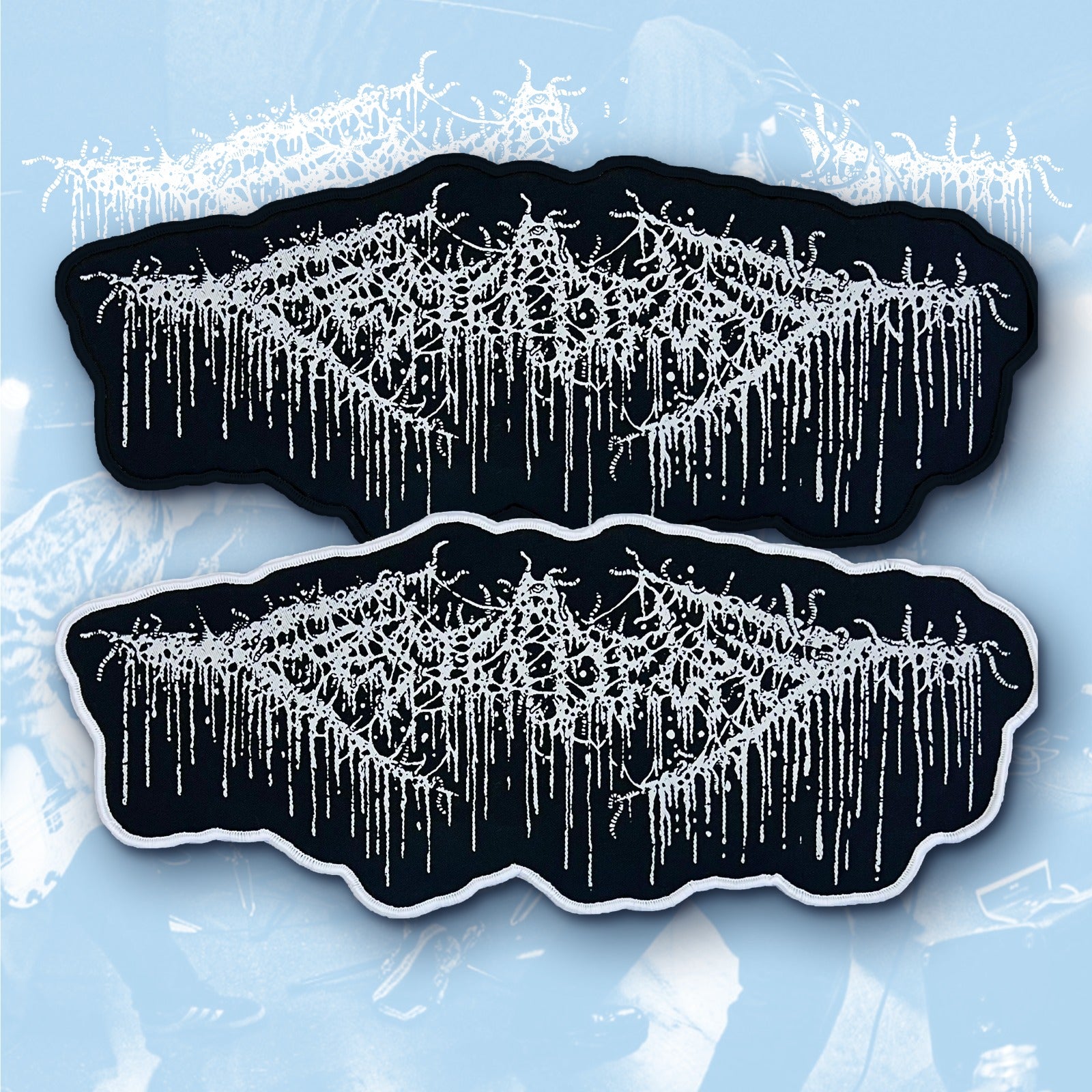 festerdecay-logo-patch-tiss-oversize-30-cm-noir image 1