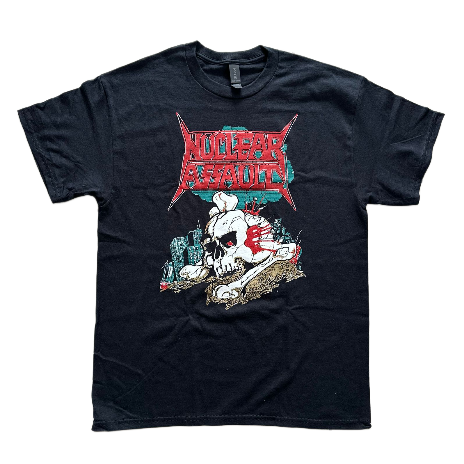 nuclear-assault-handle-with-care-t-shirt-tour-japon-1991 image 1