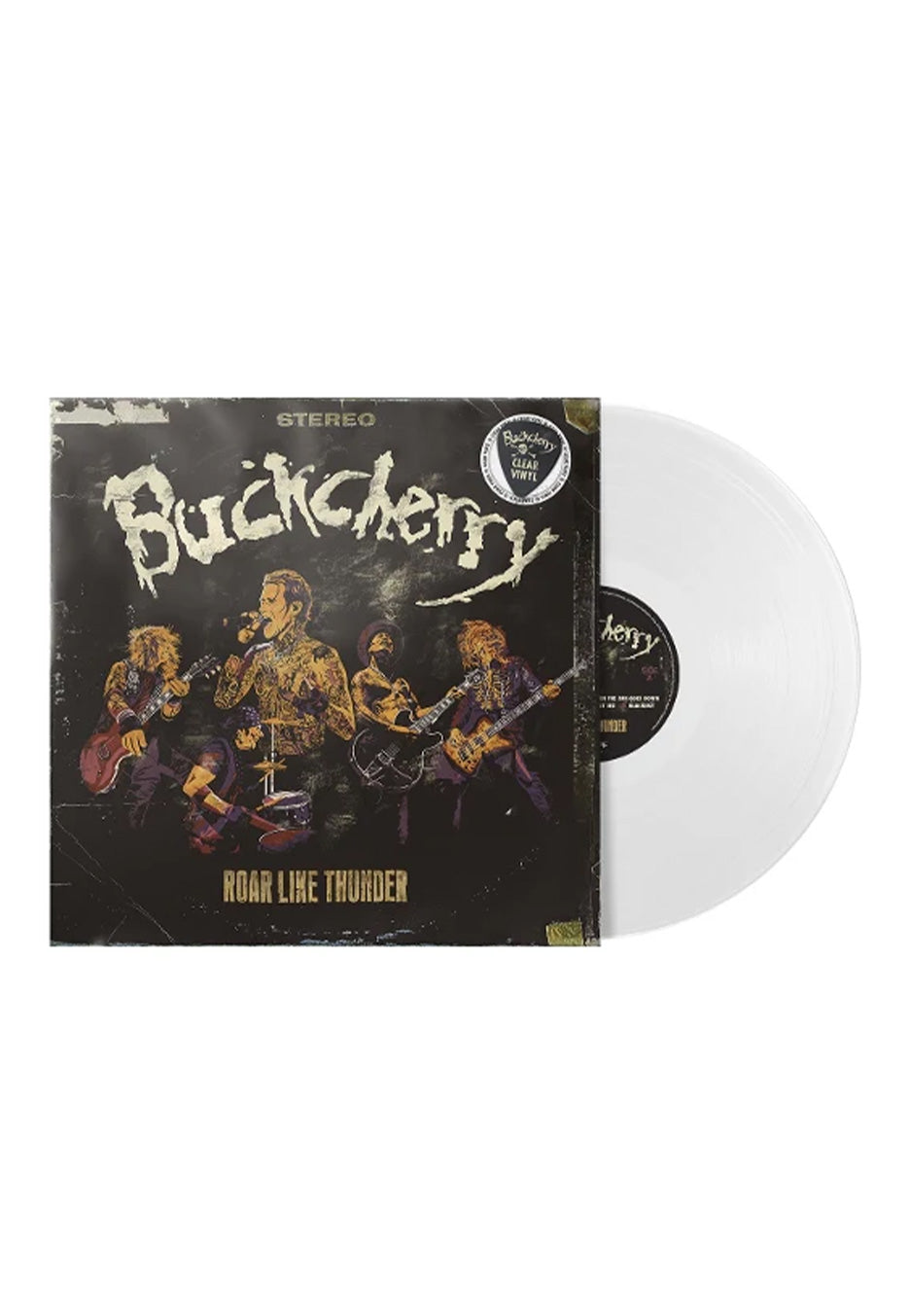 buckcherry-roar-like-thunder-vinyle-clear-transparent image 1
