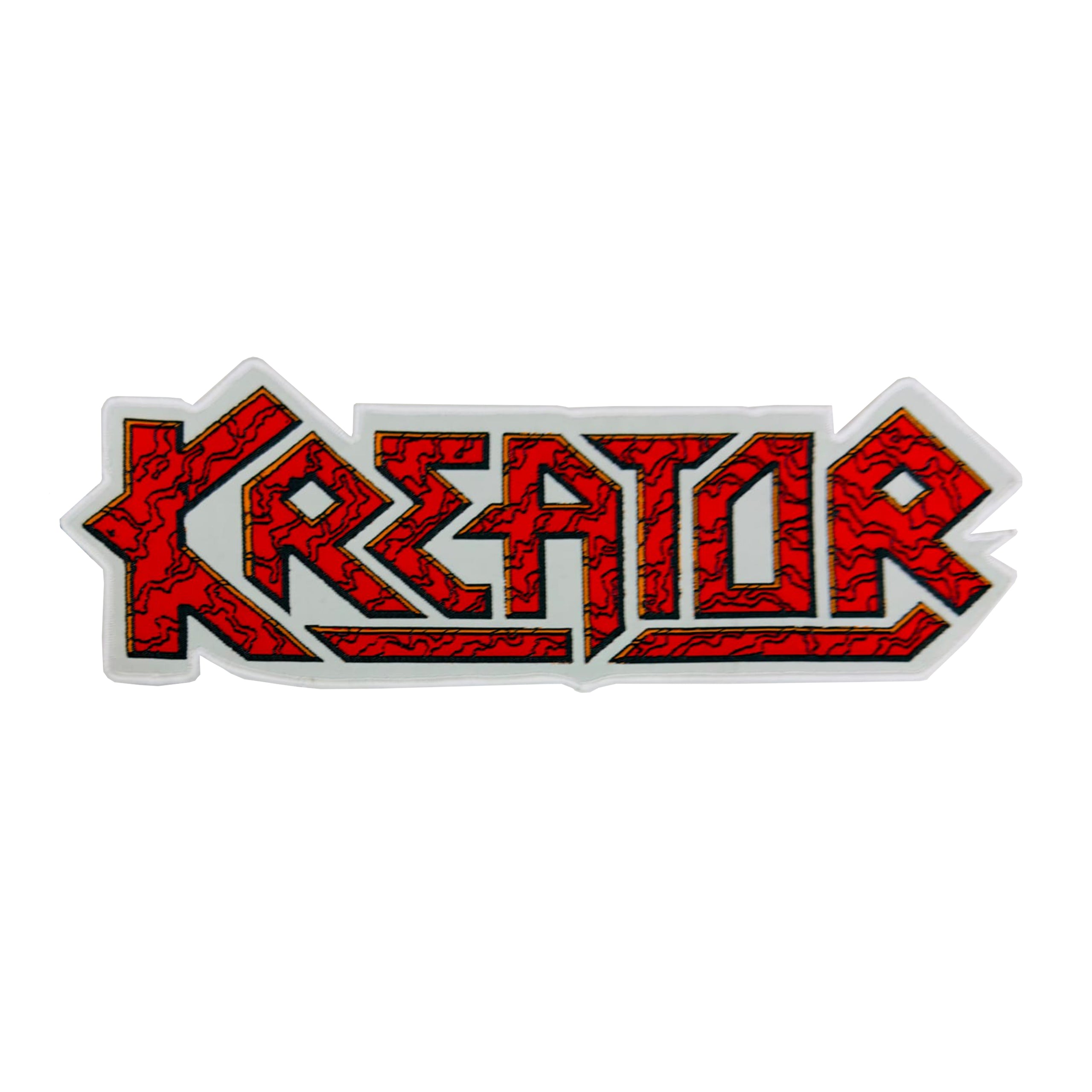 kreator-logo-cusson-tiss-oversized-bordure-rouge-30-cm image 4