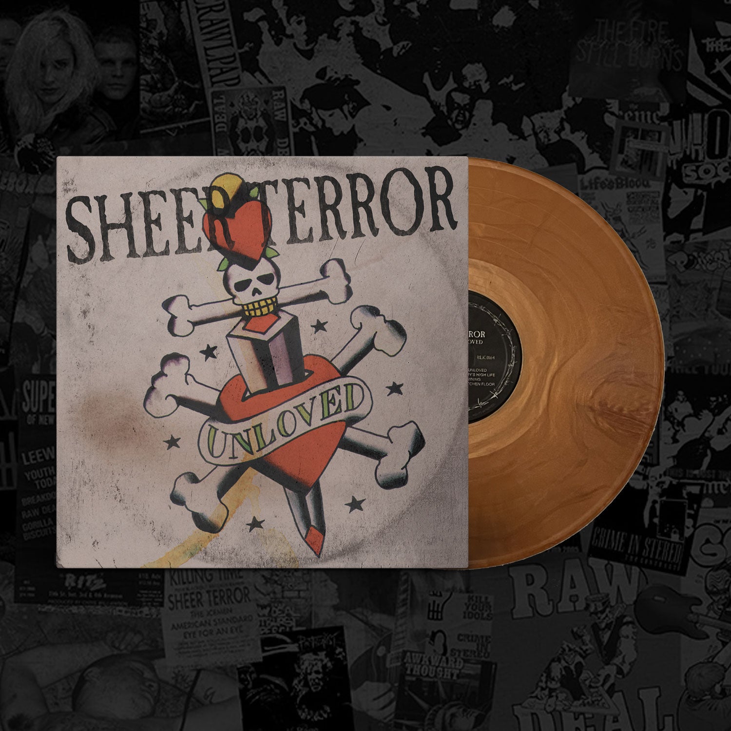 sheer-terror-unheard-unloved-vinyle-lp-swirl-banana-blue image 4
