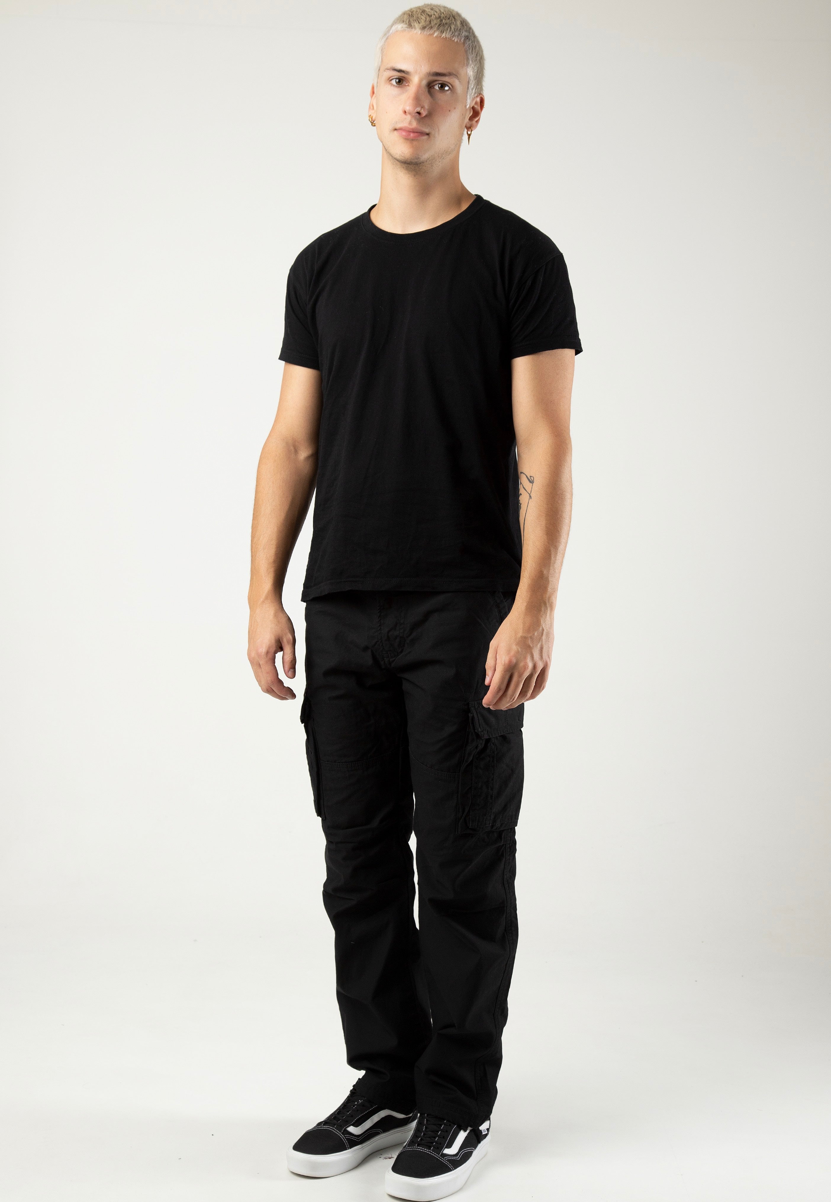 vintage-industries-reef-pantalon-cargo-noir image 2
