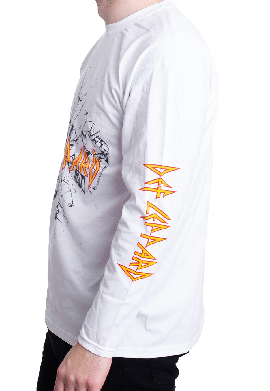 def-leppard-shatter-white-sweat-blanc-m image 2