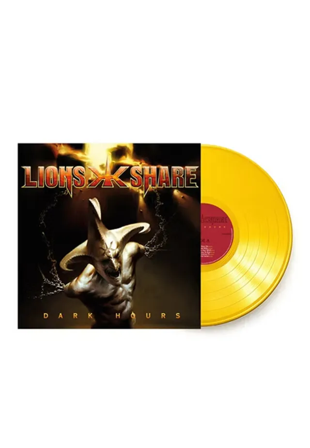 lion-s-share-dark-hours-vinyle-jaune-dition-power-metal image 1