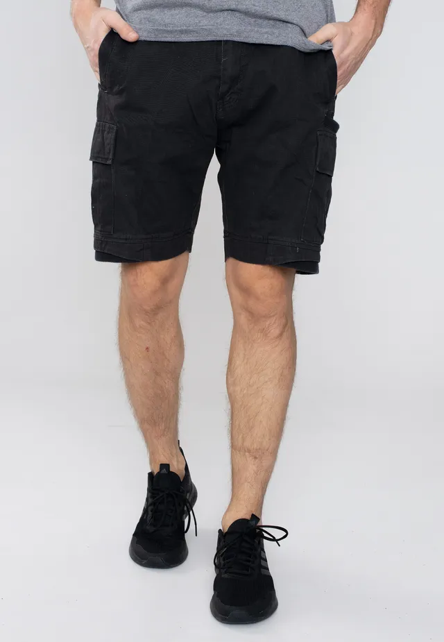 brandit-packham-vintage-black-short-cargo-noir image 1