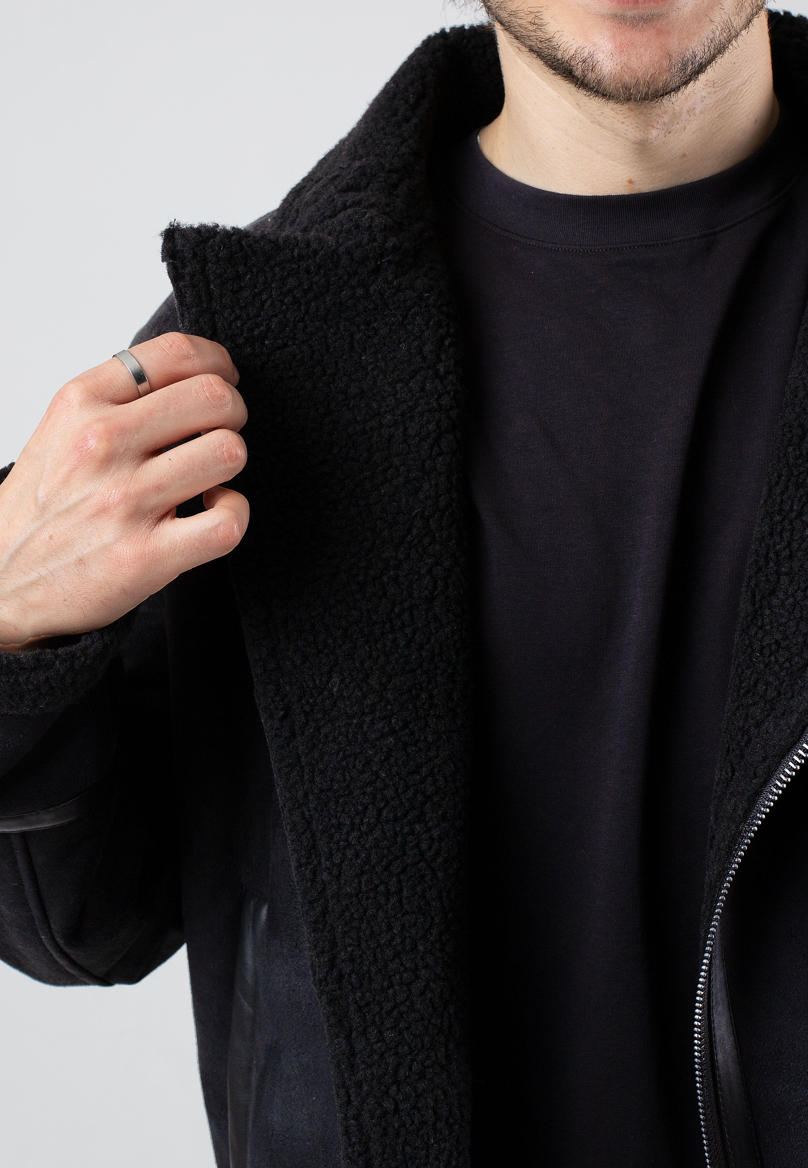 only-sons-robyn-veste-aviateur-noir-homme image 6