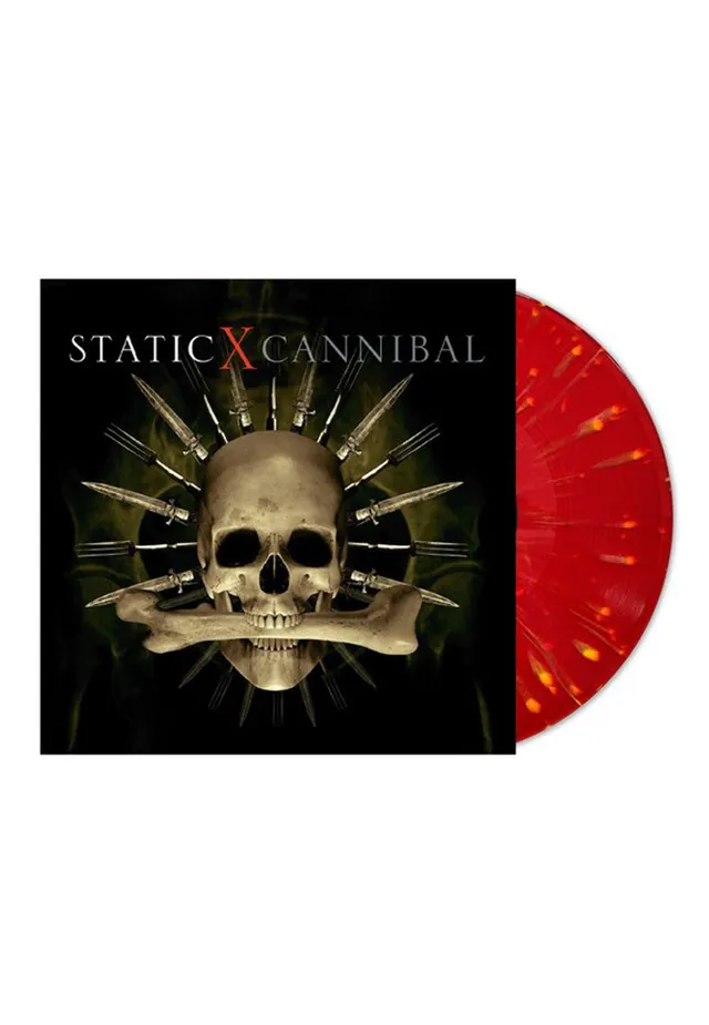 static-x-cannibal-vinyle-rouge-bronze-nu-metal image 1