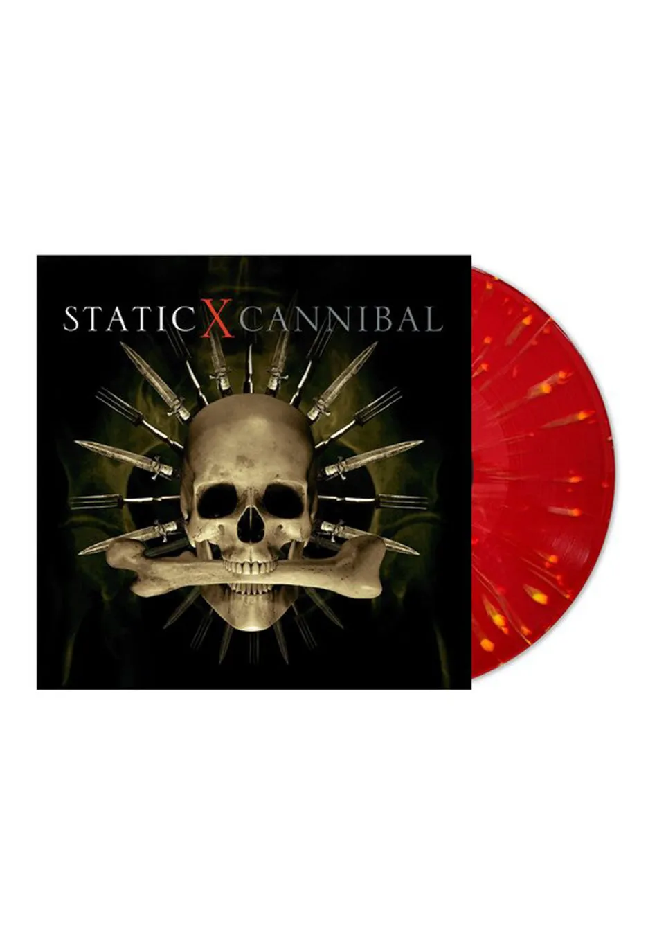 static-x-cannibal-vinyle-rouge-bronze-nu-metal image 1