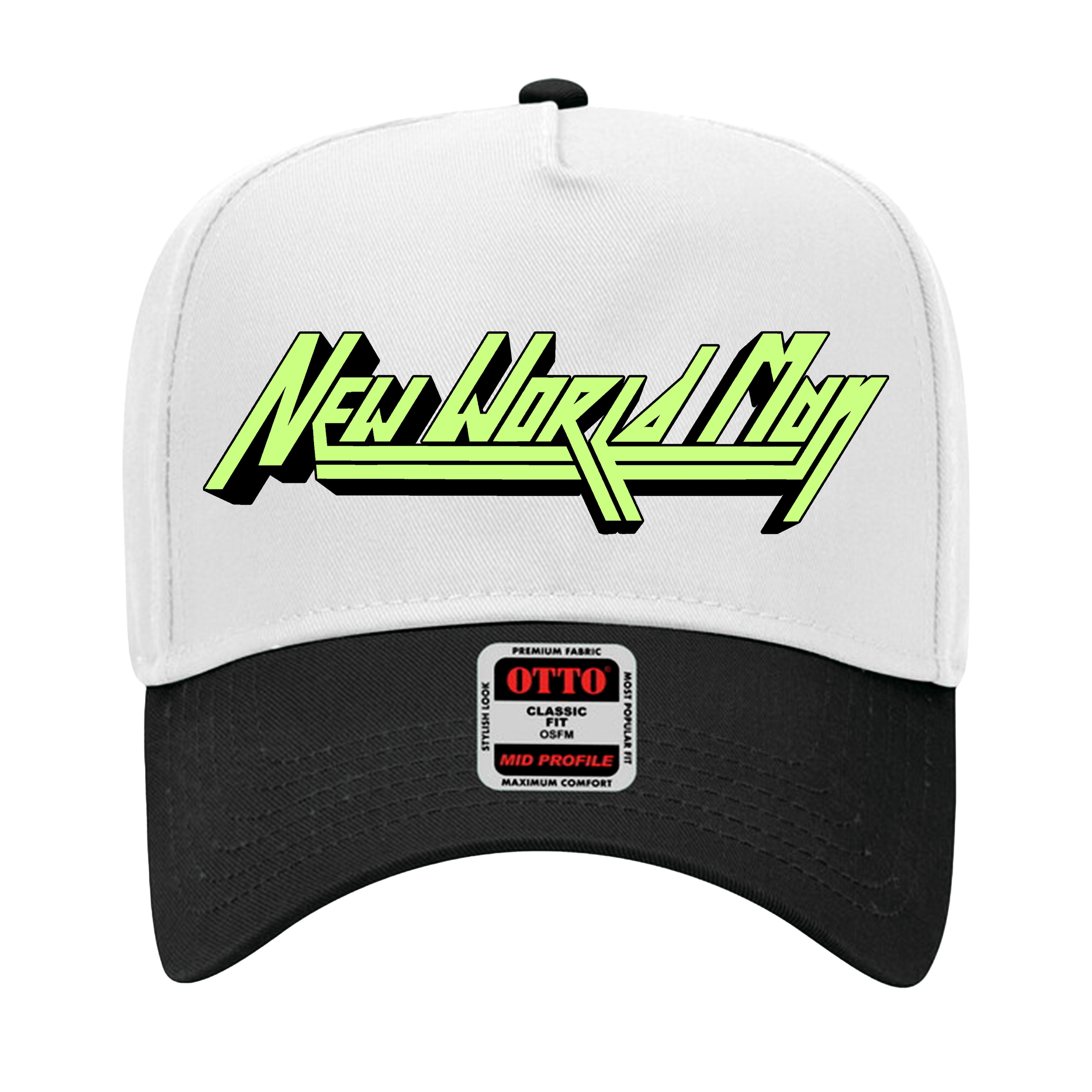 new-world-man-logo-casquette-snapback-noire image 2