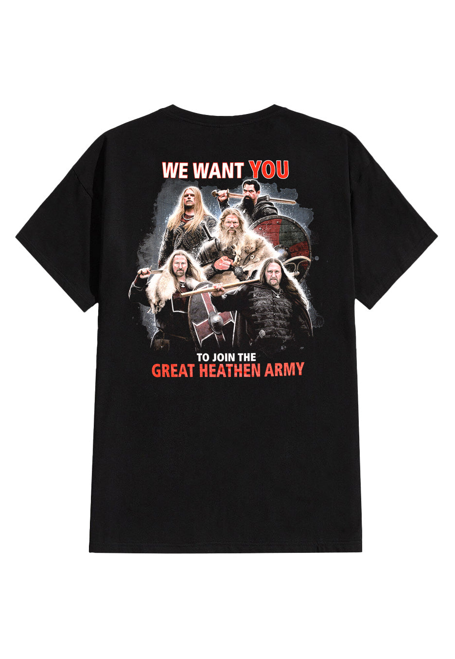 amon-amarth-we-want-you-t-shirt-homme-noir-manches-courtes image 2