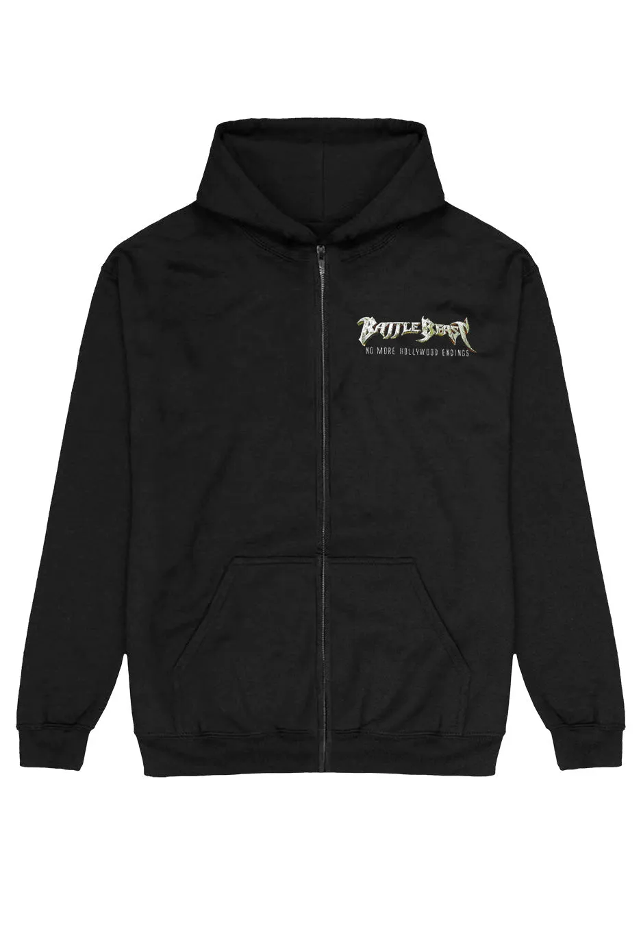 battle-beast-hollywood-endings-sweat-zipp-noir-homme image 1