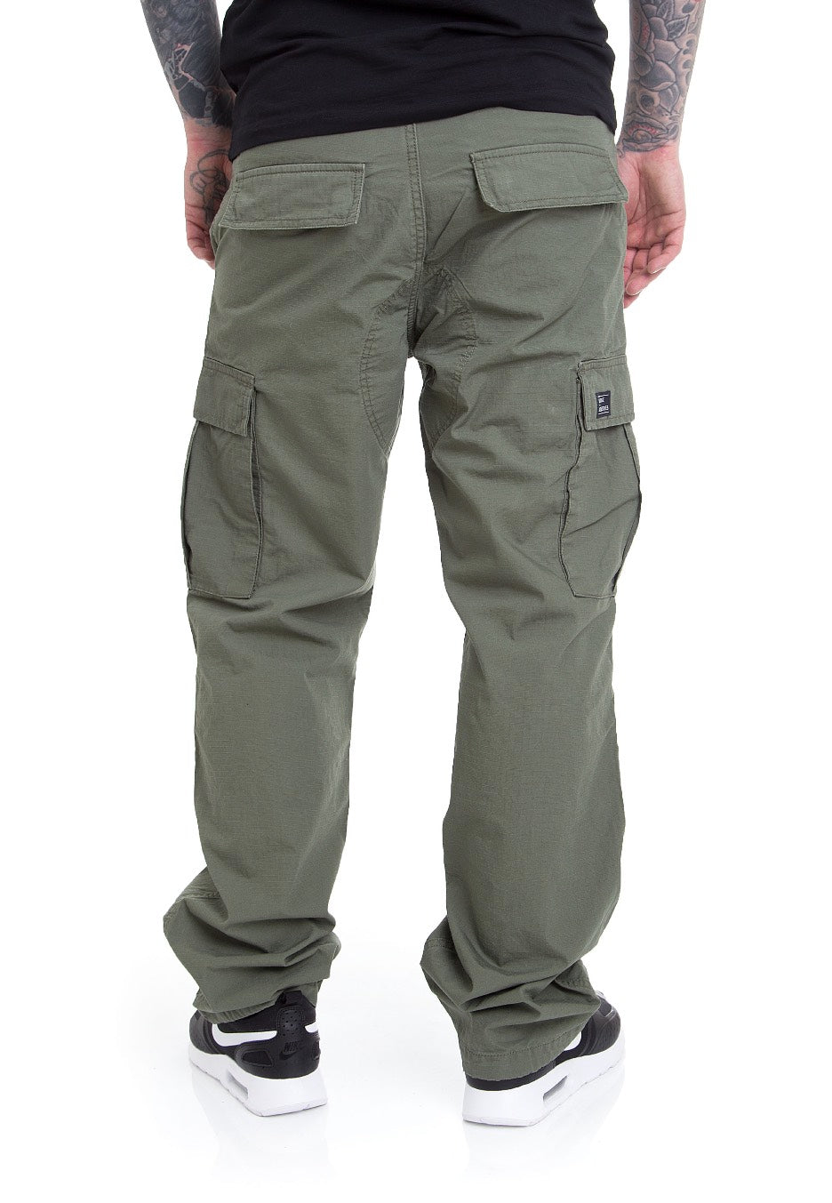 vintage-industries-tyrone-bdu-pantalon-cargo-olive-w32-coton image 3