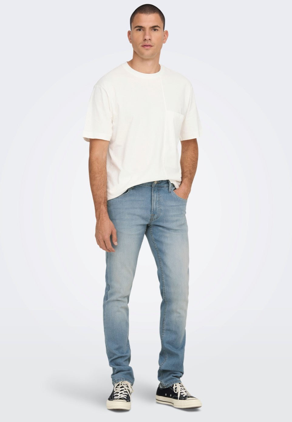 only-sons-loom-slim-blue-jean-homme-bleu-slim image 4