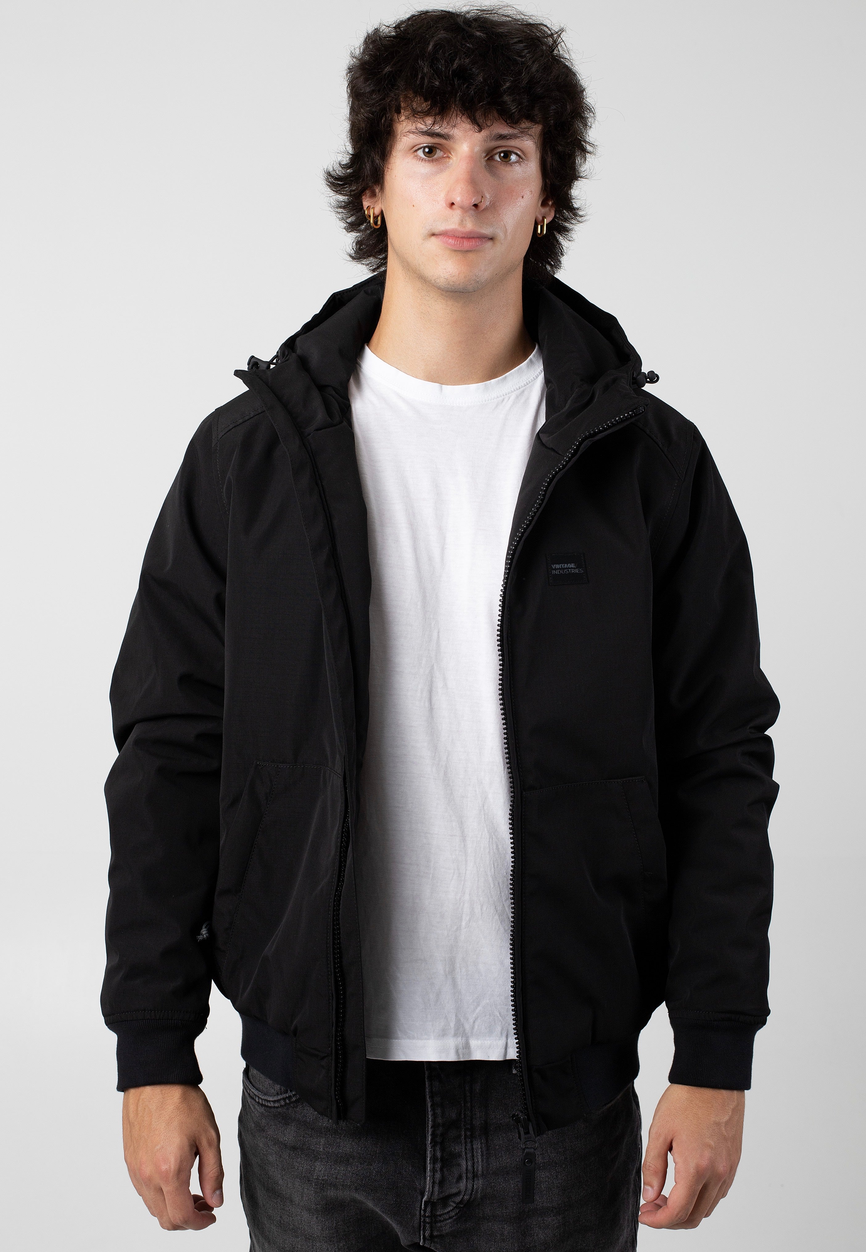 vintage-industries-omega-black-veste-noire-homme-mi-saison image 4