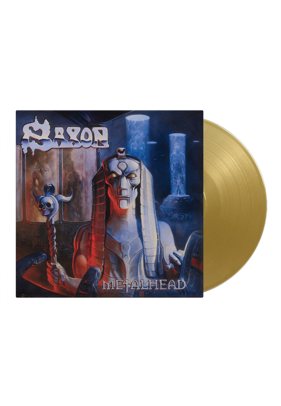 saxon-metalhead-vinyle-couleur-or-dition-limit-e image 1