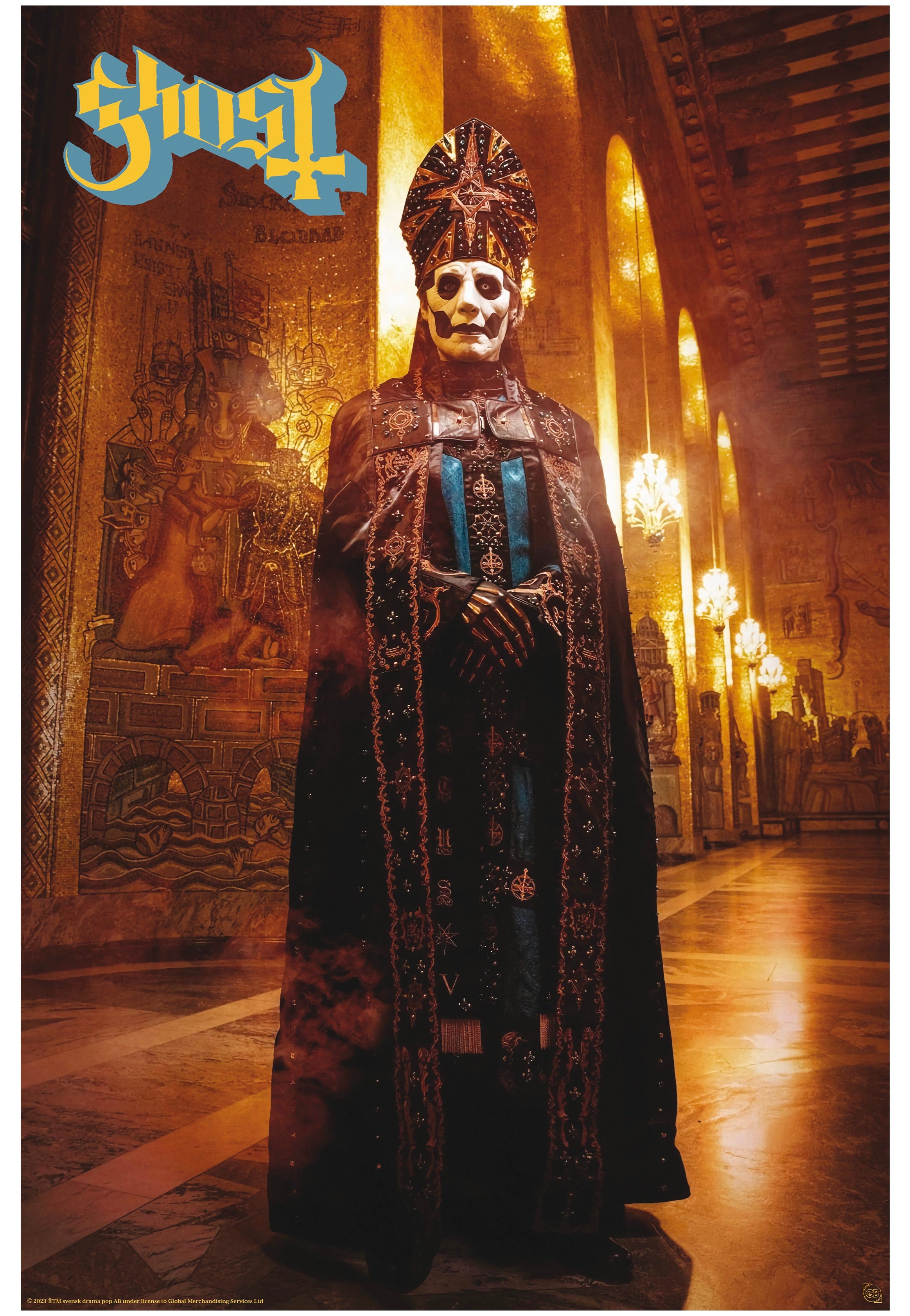 ghost-papa-emeritus-iv-poster-multicolore-taille-unique image 1