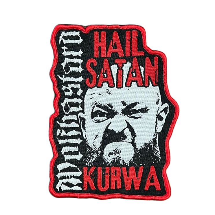 wolfbastard-hail-satan-kurwa-patch-tiss-bordure-noire image 6