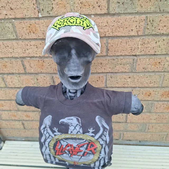 gorguts-casquette-dad-cap-camo-rose-logo-phospho image 1