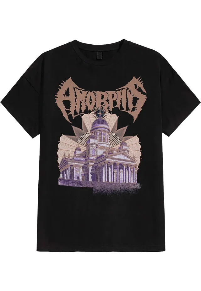 amorphis-cathedral-t-shirt-noir-m-metal-m-lodique image 1