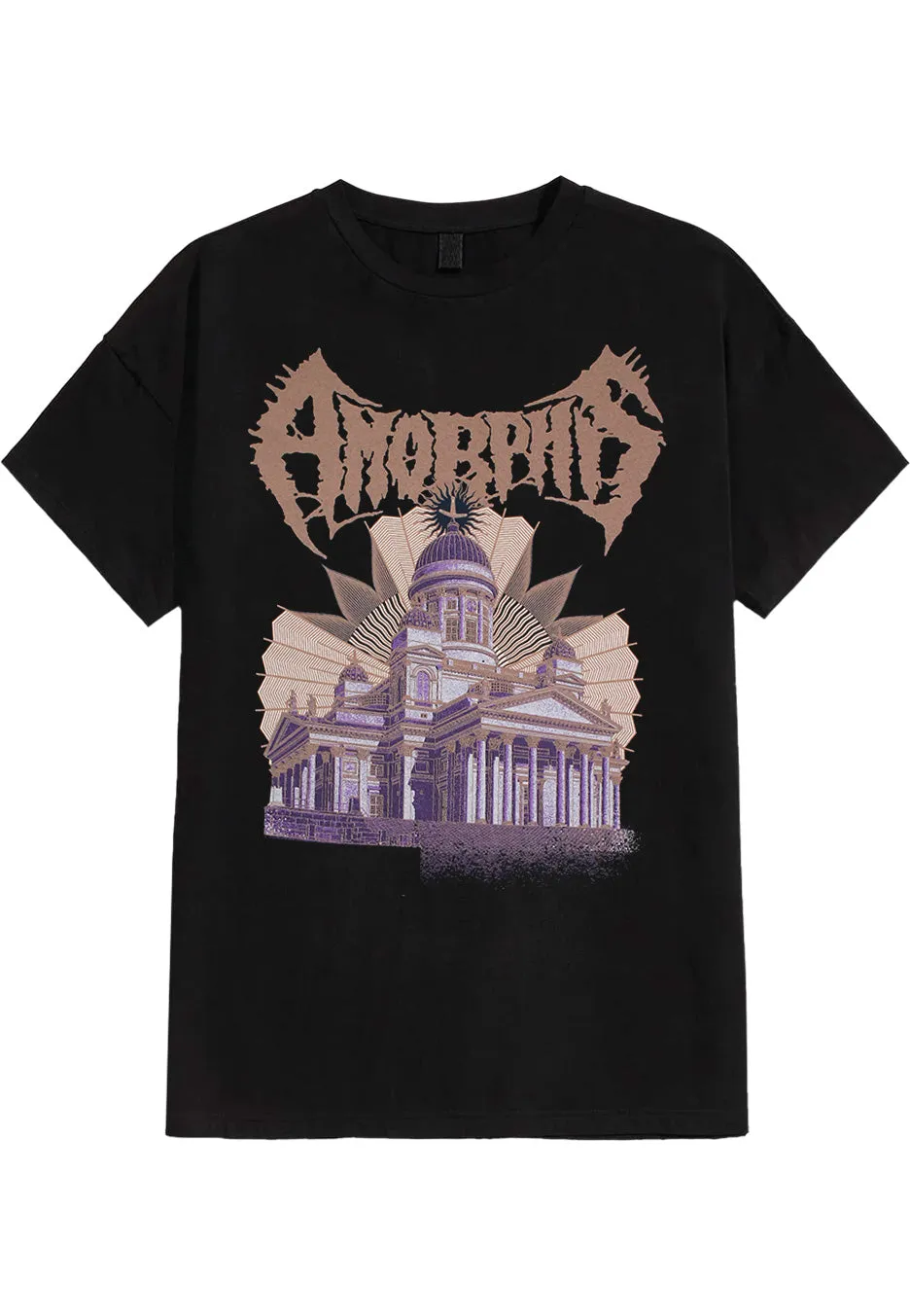 amorphis-cathedral-t-shirt-noir-m-metal-m-lodique image 1