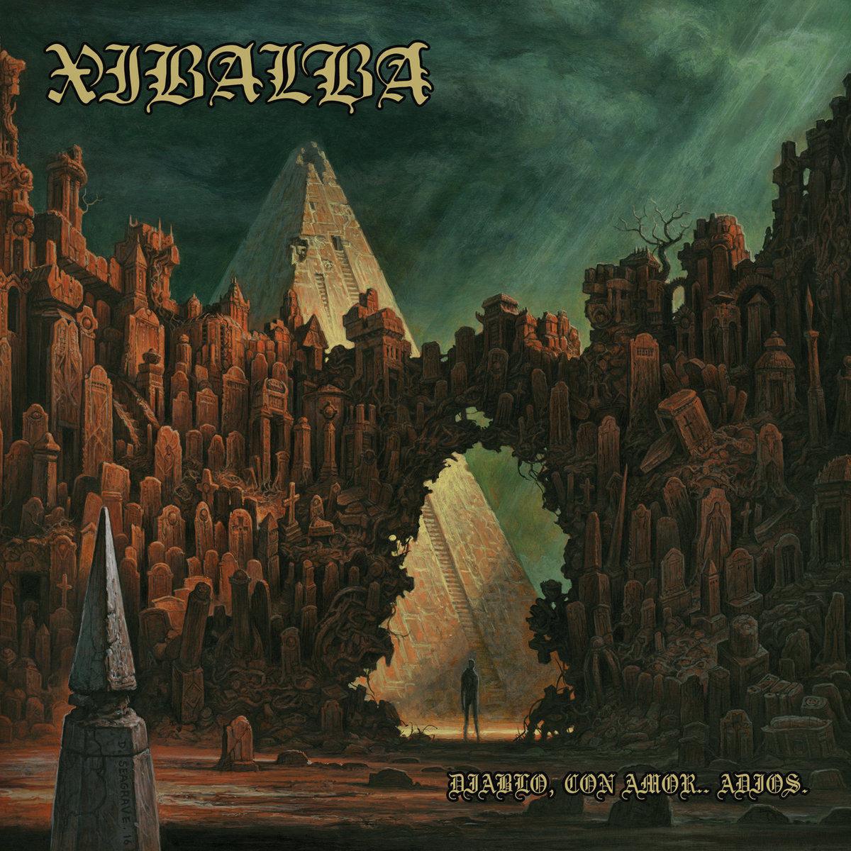 closed-casket-xibalba-diablo-ep-vinyle-7-pouces-bleu-lectrique image 1