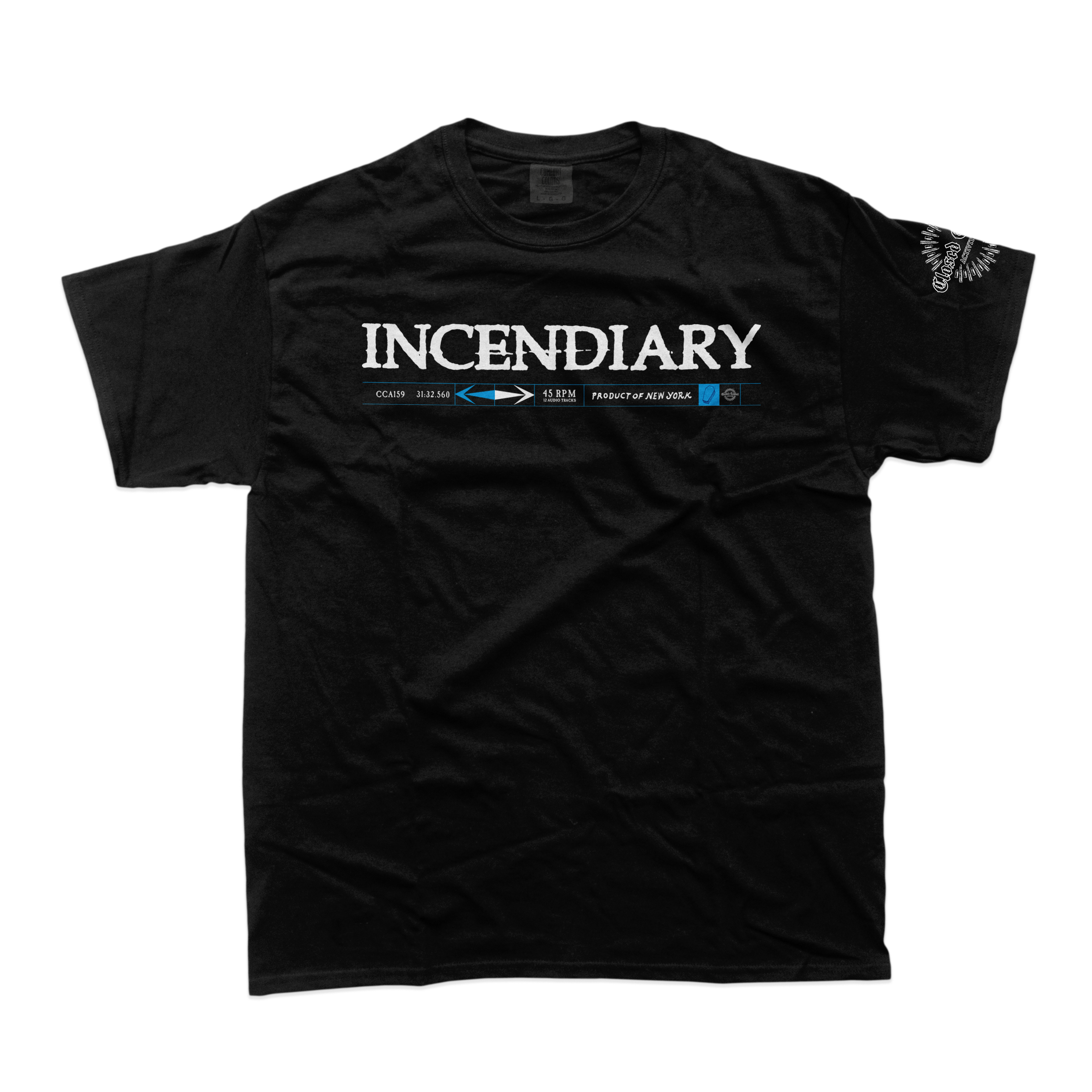 closed-casket-activities-incendiary-product-of-new-york-t-shirt image 2