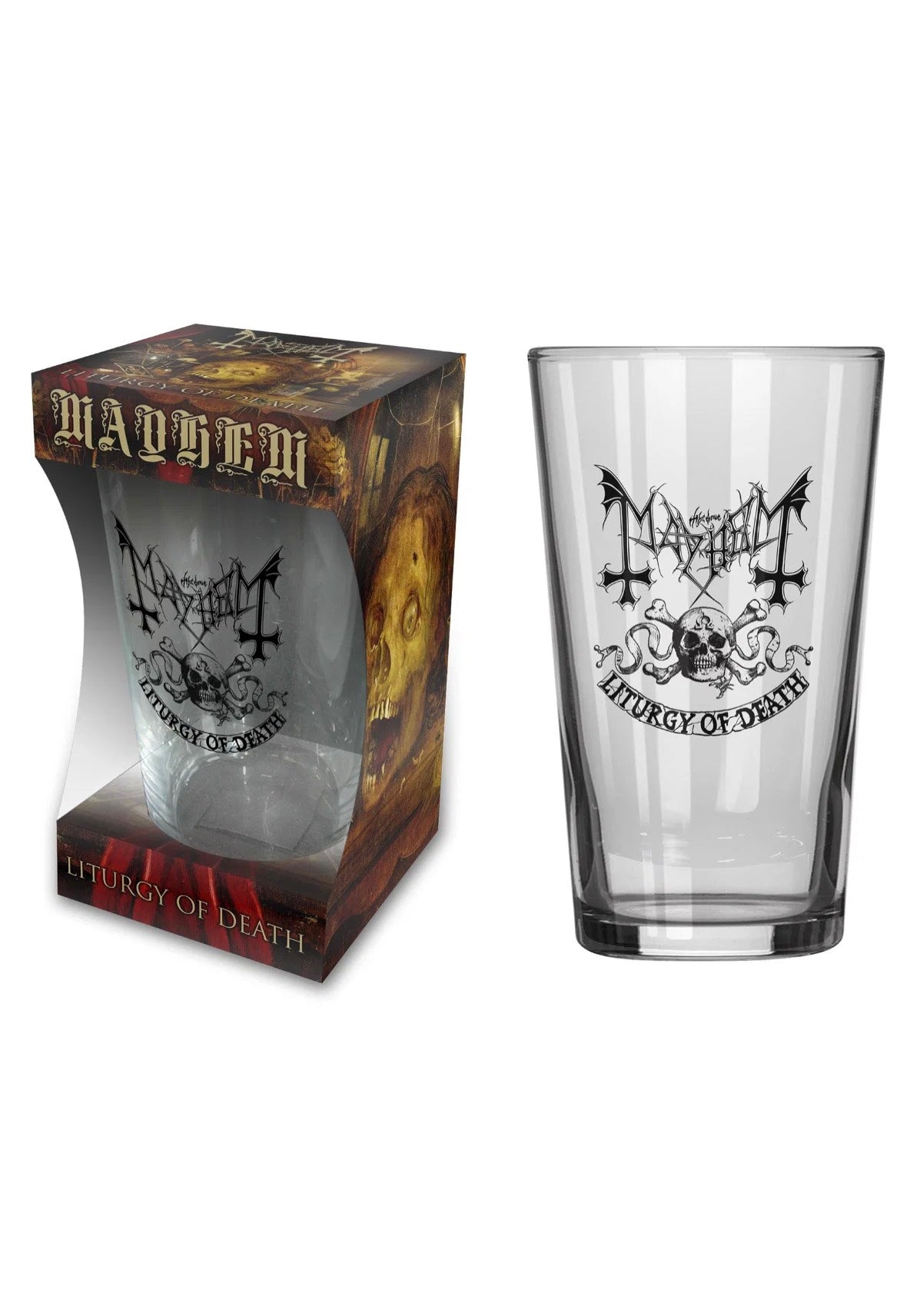 mayhem-liturgy-of-death-verre-black-metal-taille-unique image 1