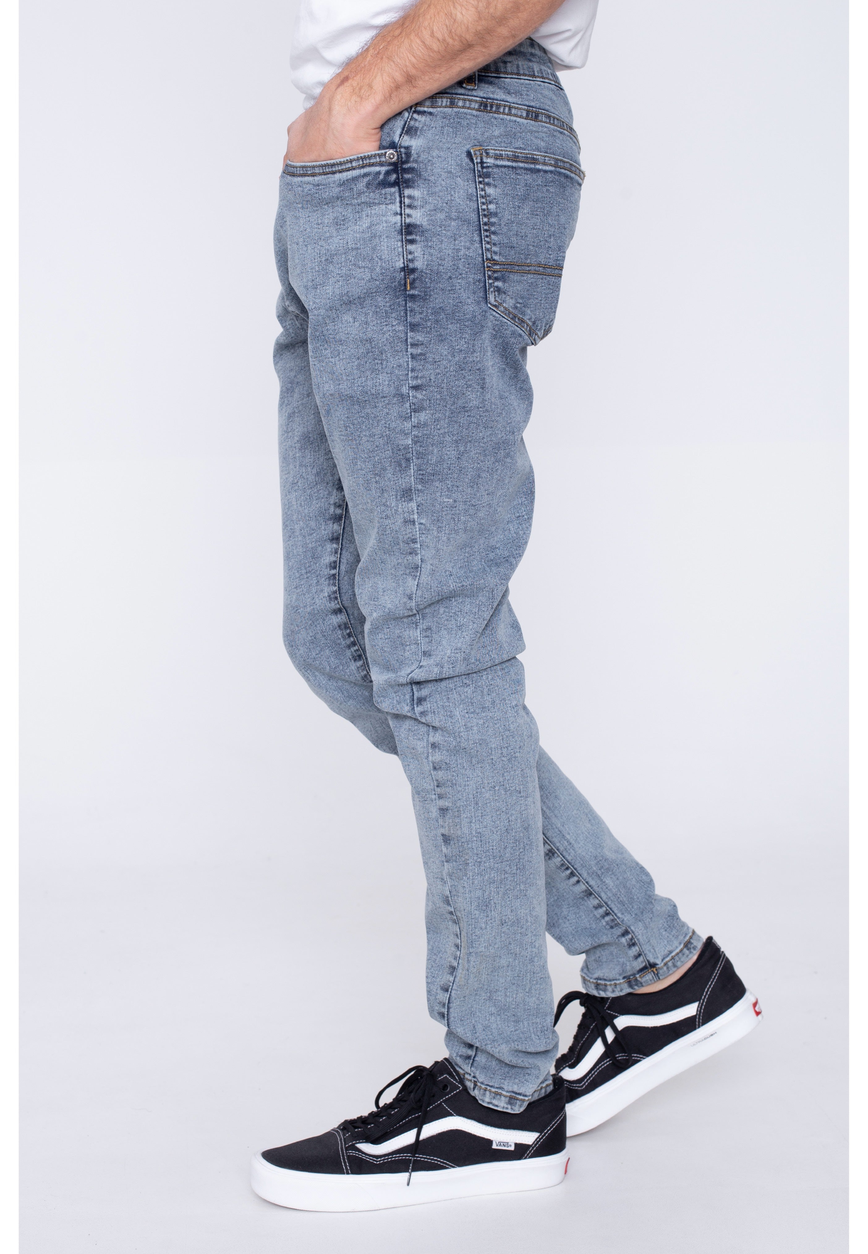 urban-classics-slim-fit-light-skyblue-acid-washed-jean-slim-bleu-clair image 2